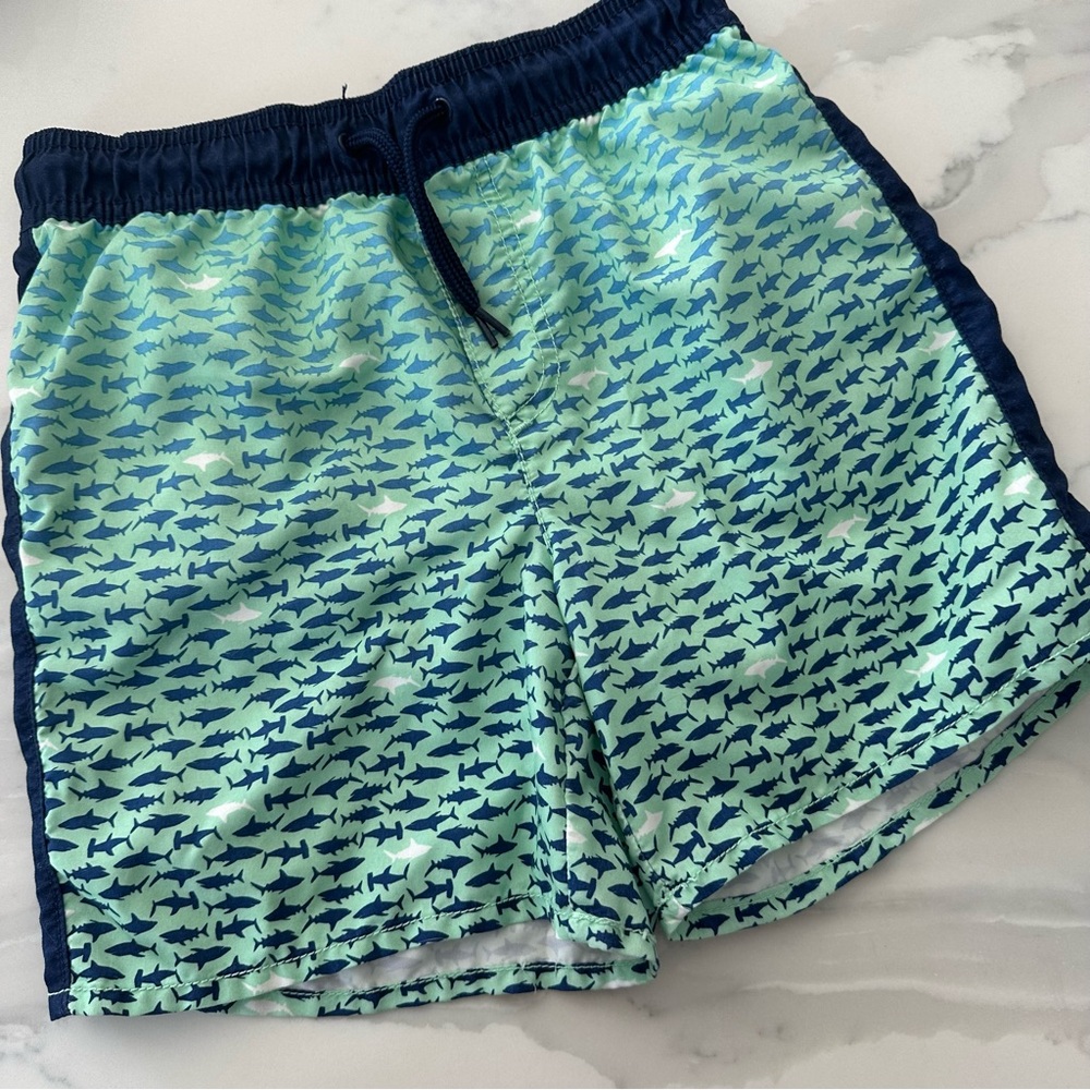 OshKosh B’gosh Boys Shark Swim Trunks - Size 8/8A